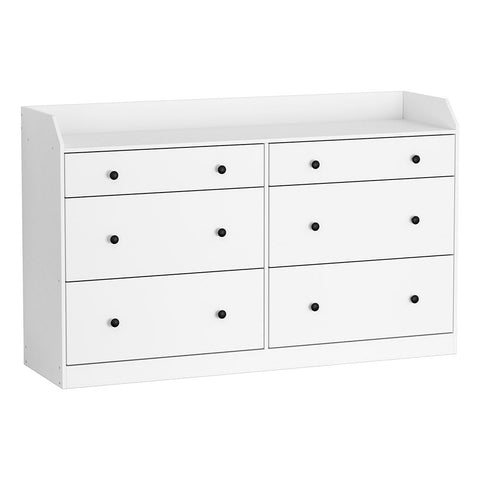 Artiss 6 Chest of Drawers - PETE White