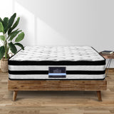 Giselle Bedding 34cm Mattress Euro Top Pocket Spring Super King