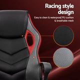 Artiss Gaming Office Chair Computer Chairs Red