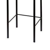 Sarantino Cedric Bar Stool PU Leather Black/Beige