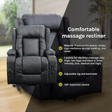 Lift Heated Leather Recliner Electric Massage Chair with USB port