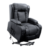 Lift Heated Leather Recliner Electric Massage Chair with USB port